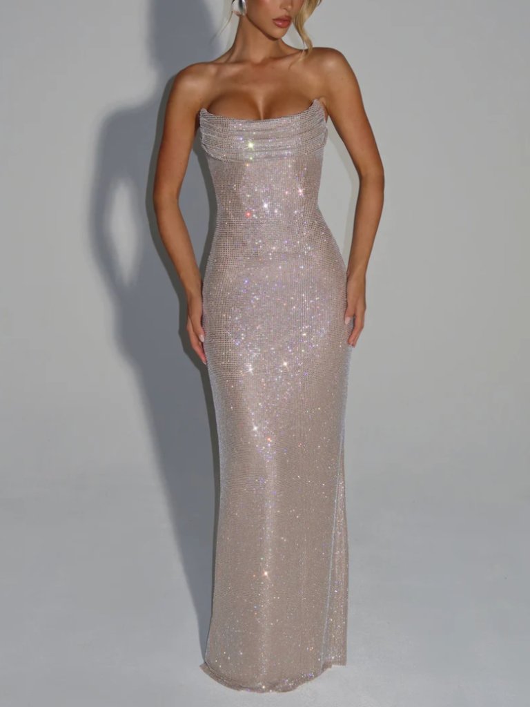 Mirabella Maxi Dress - Nude